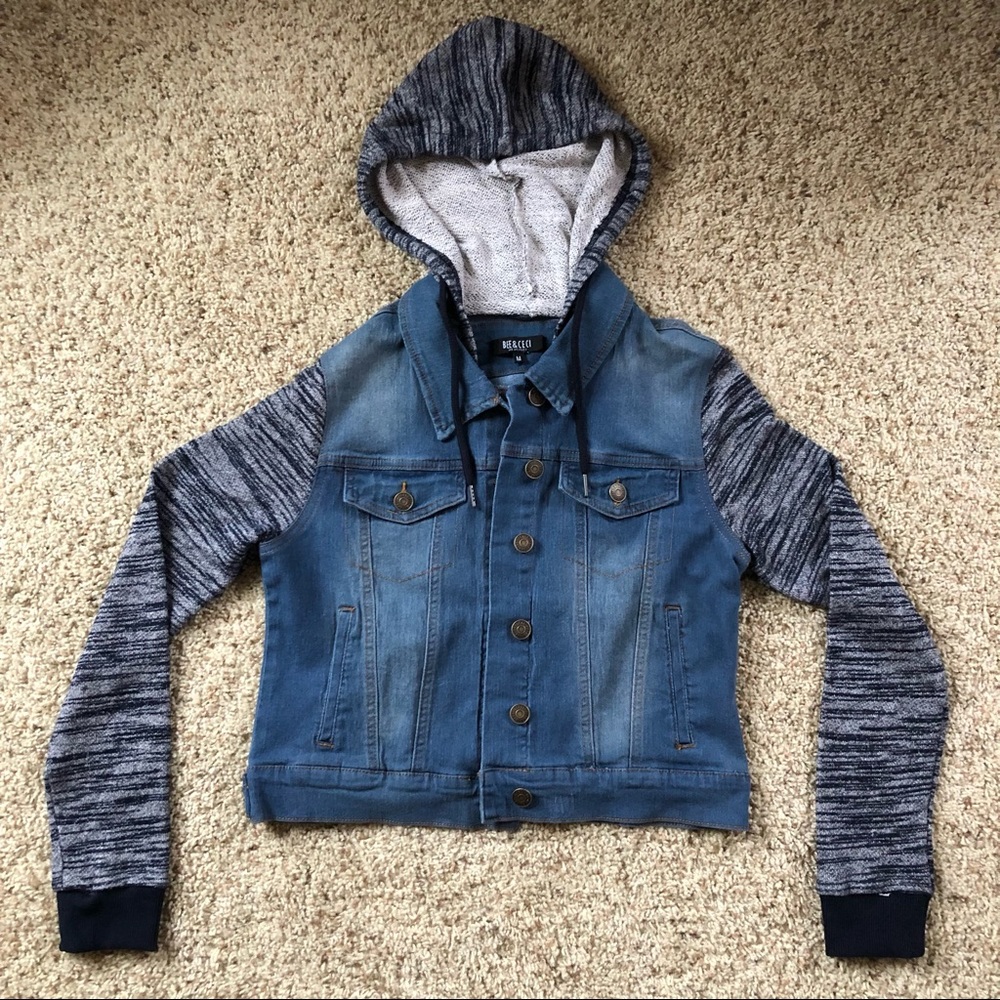 Bee and Ceci Los Angeles Denim Jacket Junior Girl Size M